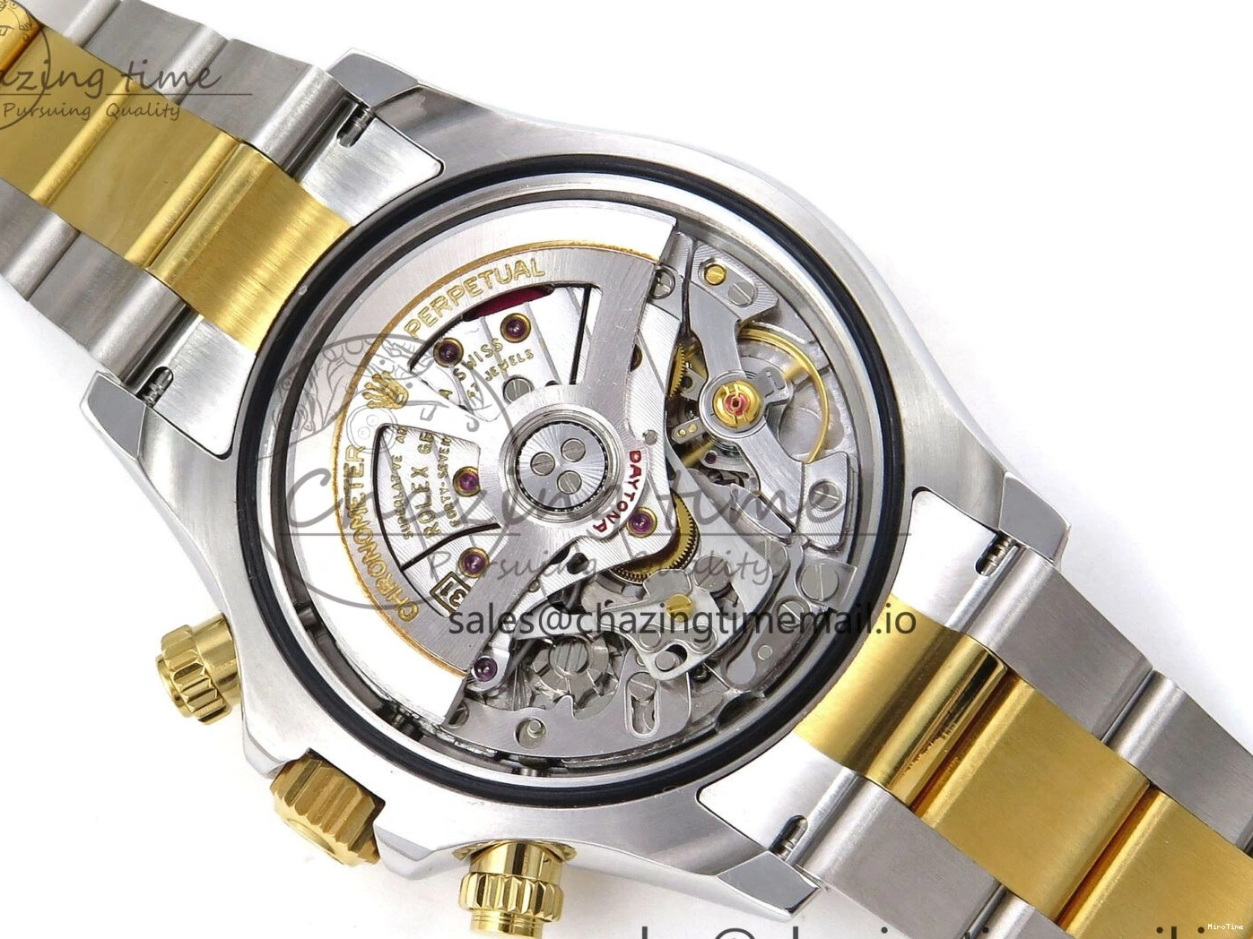 MiroTime 0128 Daytona 126503 QF 1:1 Best Edition Black Dial on SS YG Braclet SH4131 V TechFriendly 1273